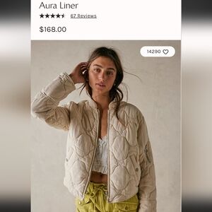 Free People Aura Jacket Caramel